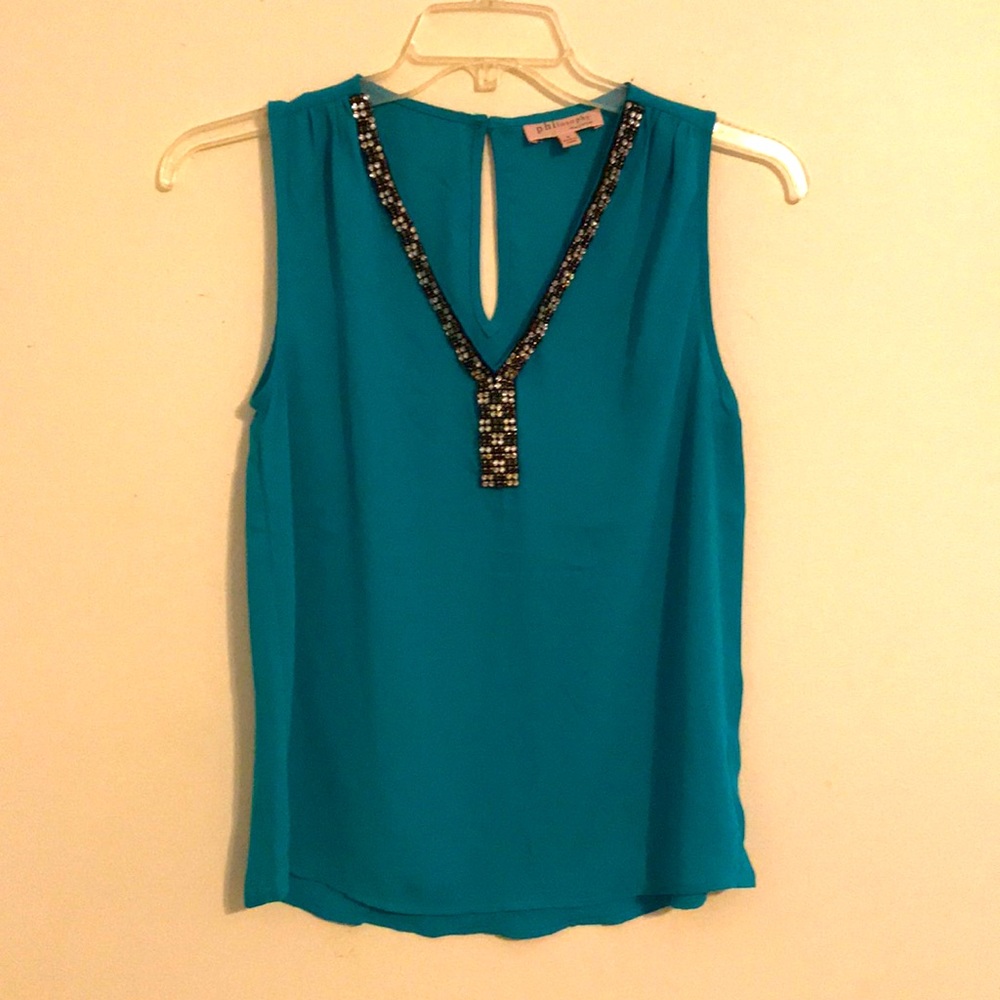 Stunning Philosophy bedazzled top
